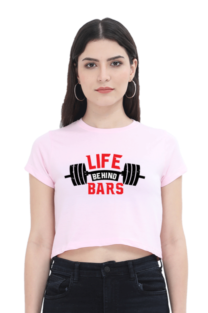 Life Behind Bars Crop Top T-Shirt