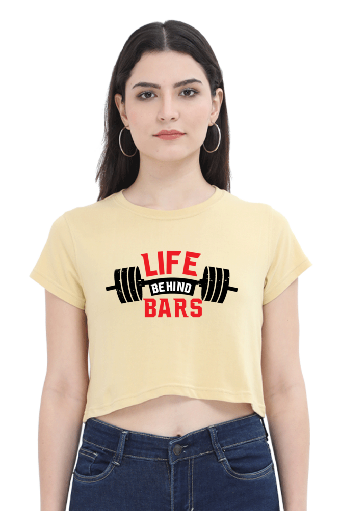 Life Behind Bars Crop Top T-Shirt