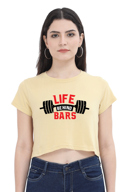 Life Behind Bars Crop Top T-Shirt