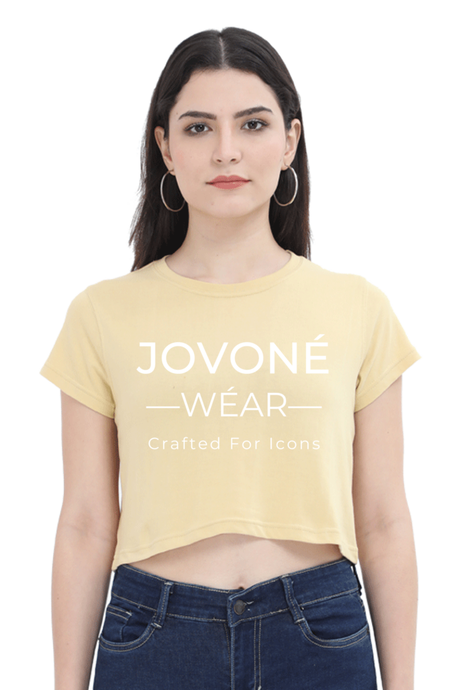 JOVONE WEAR Crop Top Tshirt