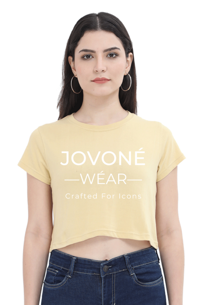 JOVONE WEAR Crop Top Tshirt