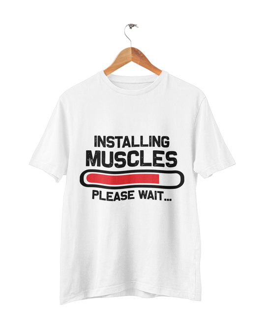 Installing Muscles Unisex Tshirt