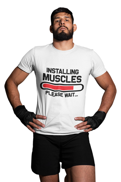 Installing Muscles Unisex Tshirt