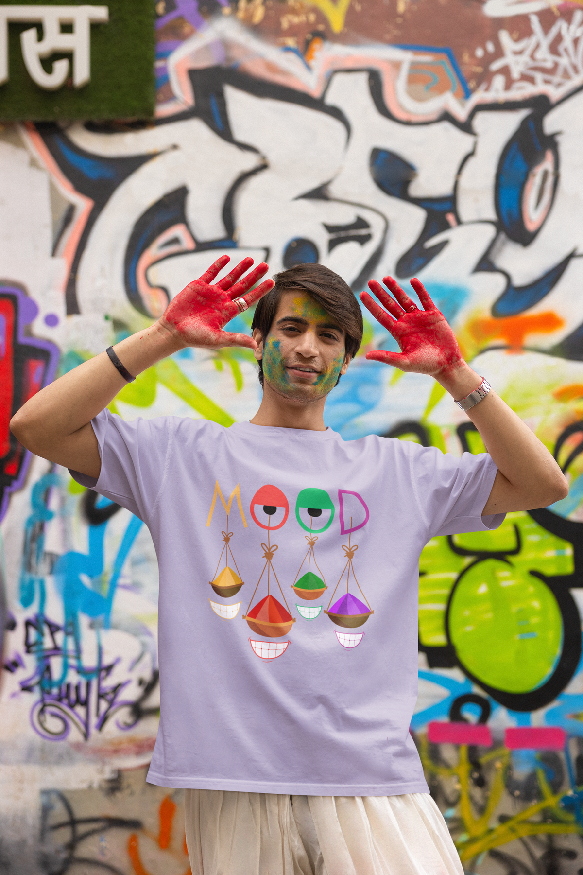 UNISEX HOLI MOOD TSHIRT