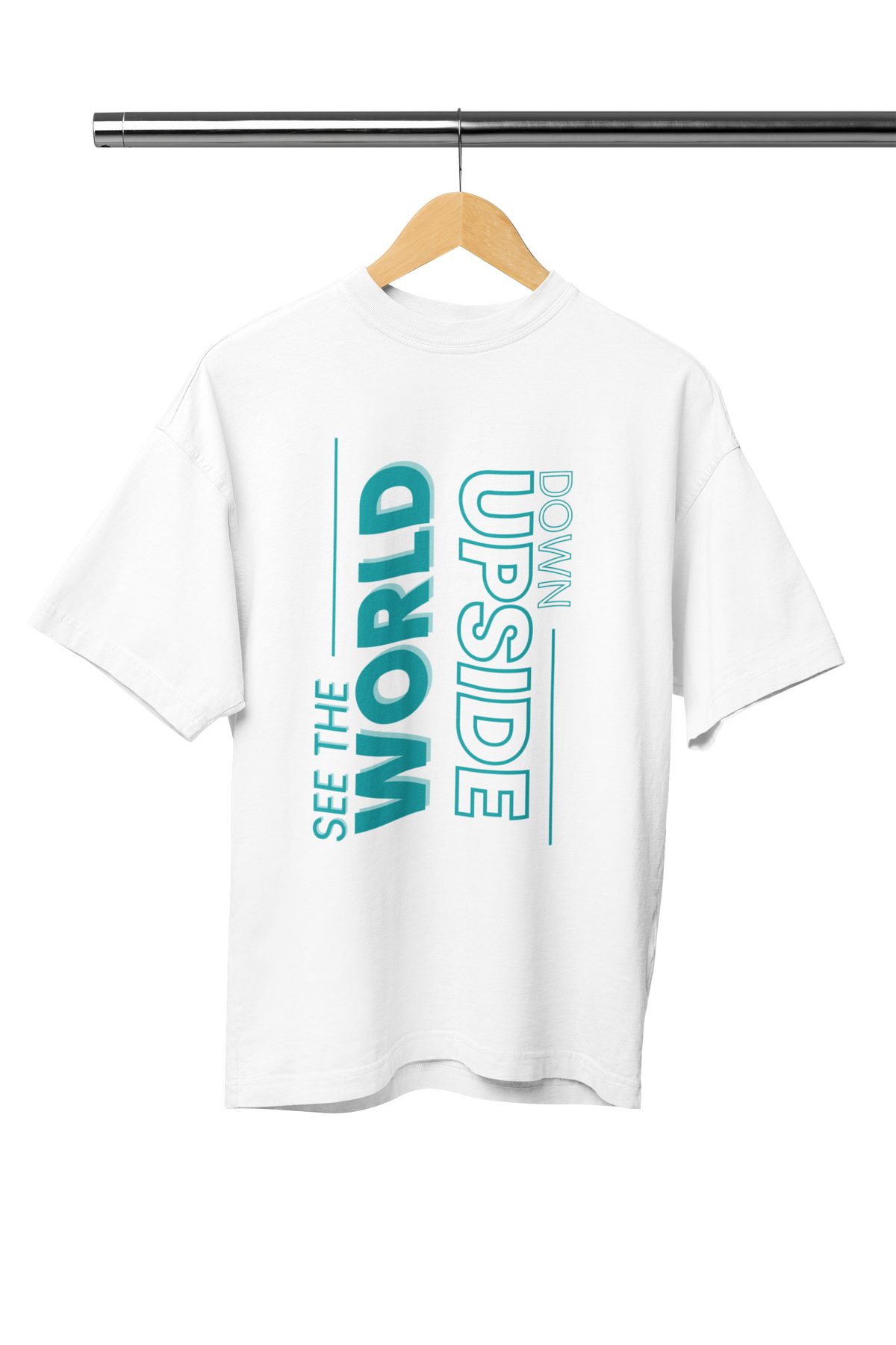 SEE THE WORLD UNISEX OVERSIZED TSHIRT