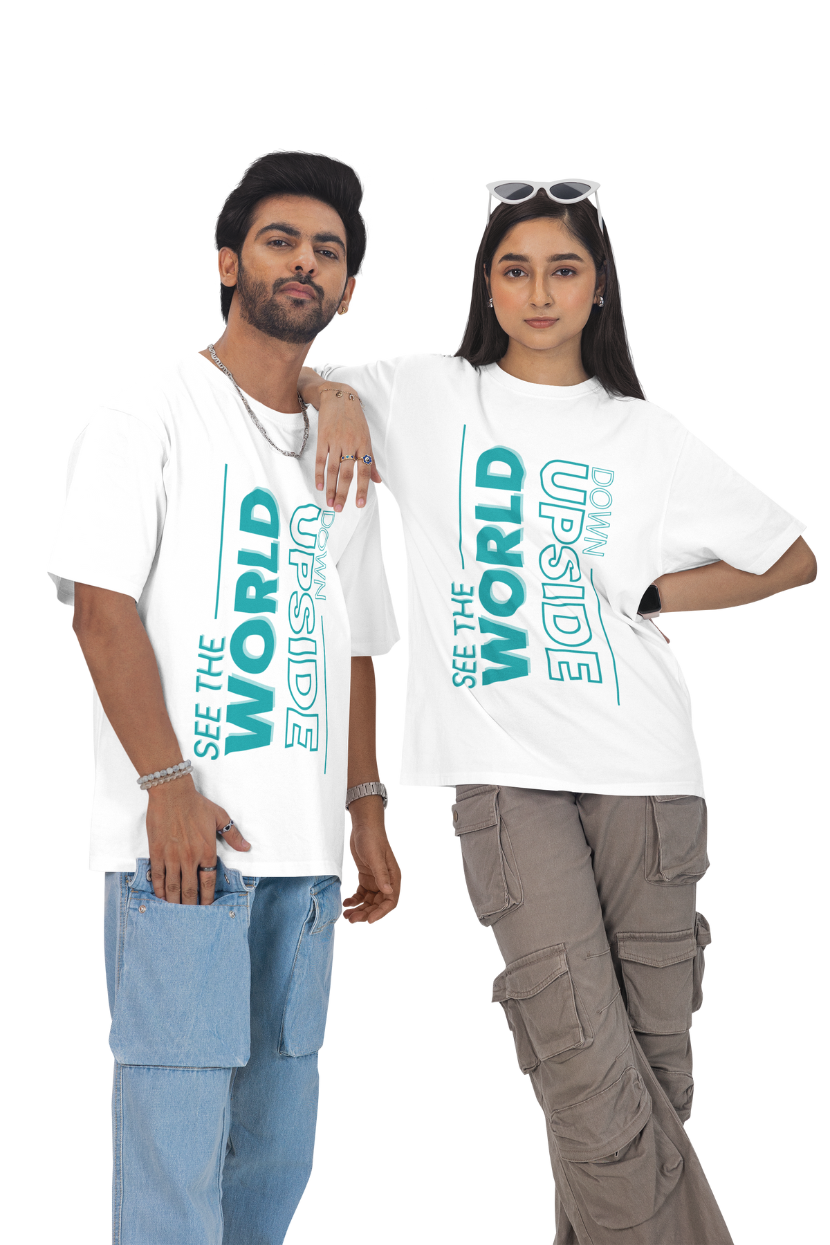 SEE THE WORLD UNISEX OVERSIZED TSHIRT