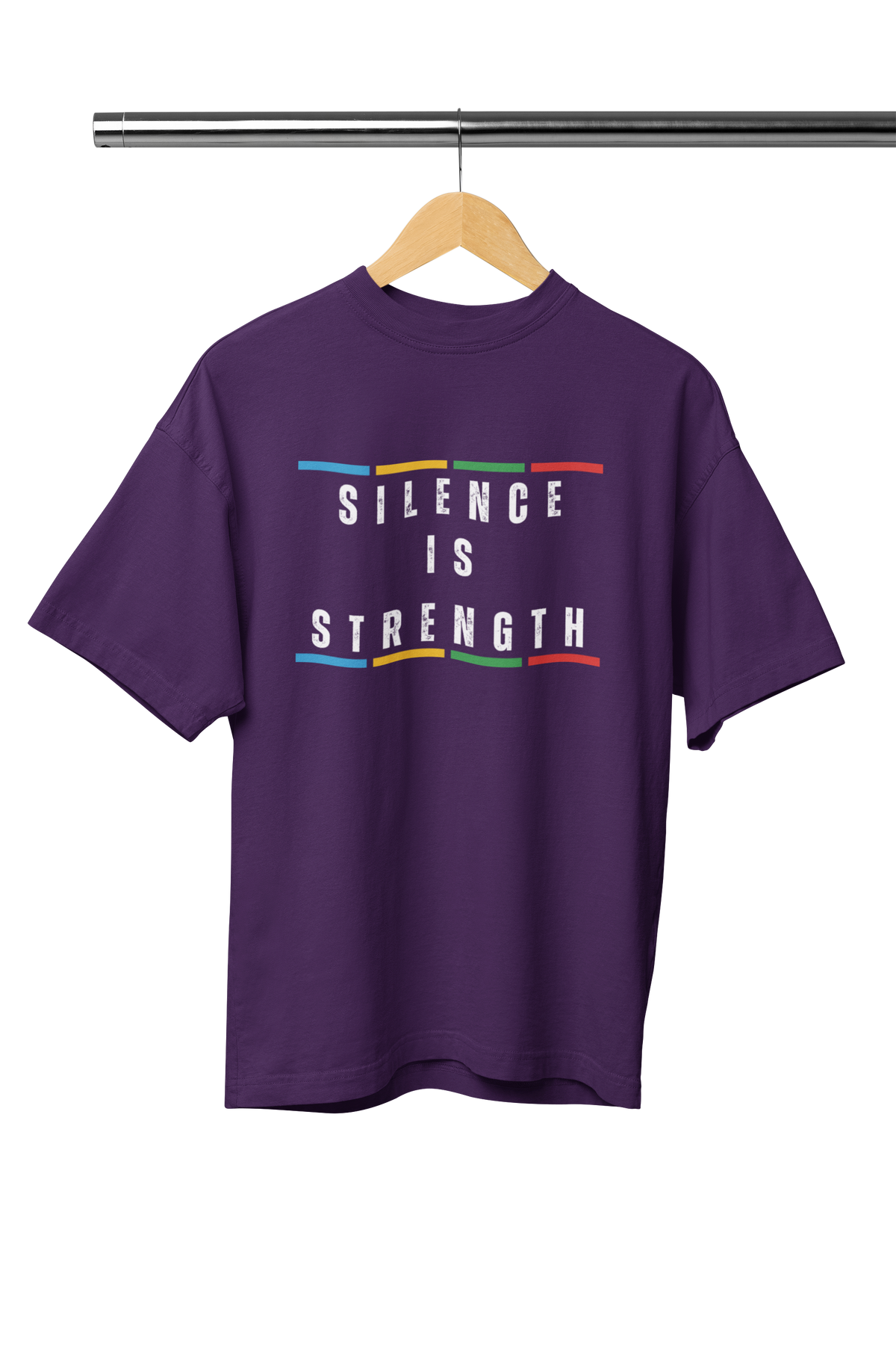SILENCE IS STRENGTH UNISEX OVERSIZED TSHIRT