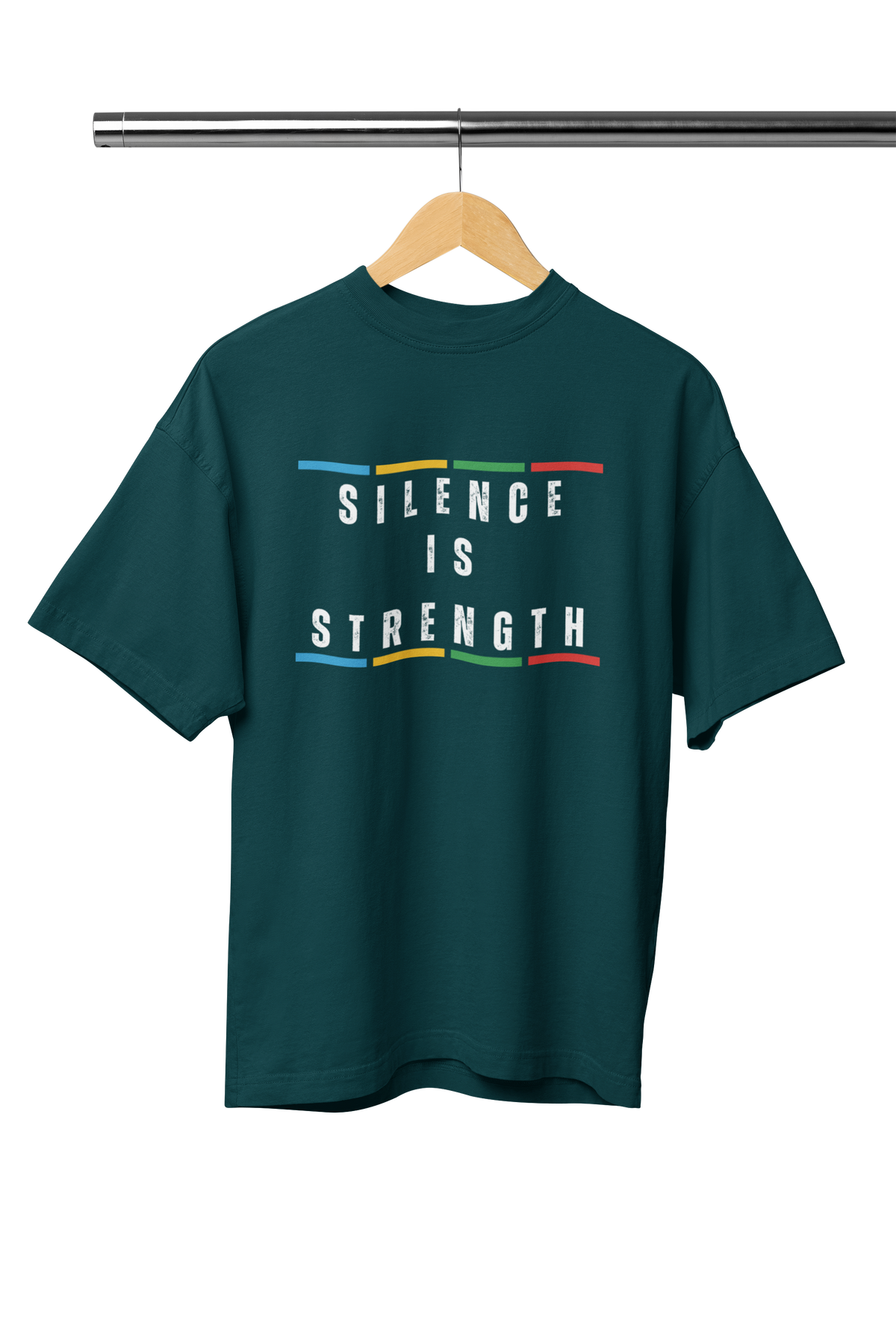 SILENCE IS STRENGTH UNISEX OVERSIZED TSHIRT